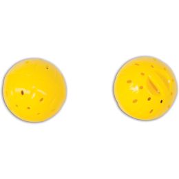 Jackson Galaxy Spiral LED Ball Cat Toy Yellow 2 Pack