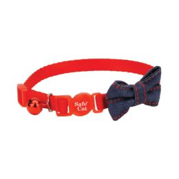 Coastal Products Safe Cat Embellished Fashion Collar Red 12inch