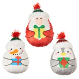 Holiday Trio Catnip Toys Asst 4in.