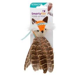 SmartyKat Toss-a-Fox Catnip Toy Multi-Color